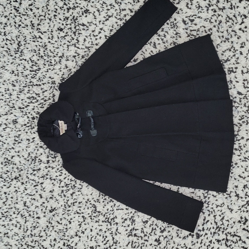 Hydraulic Black pea coat petticoat